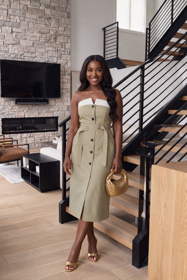 Trenchline Dress