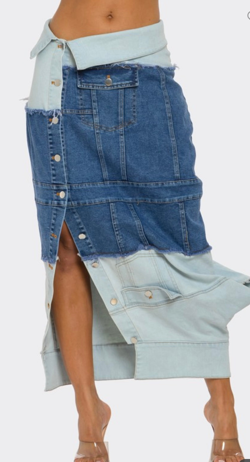 Twist and Turn Midi Skirt