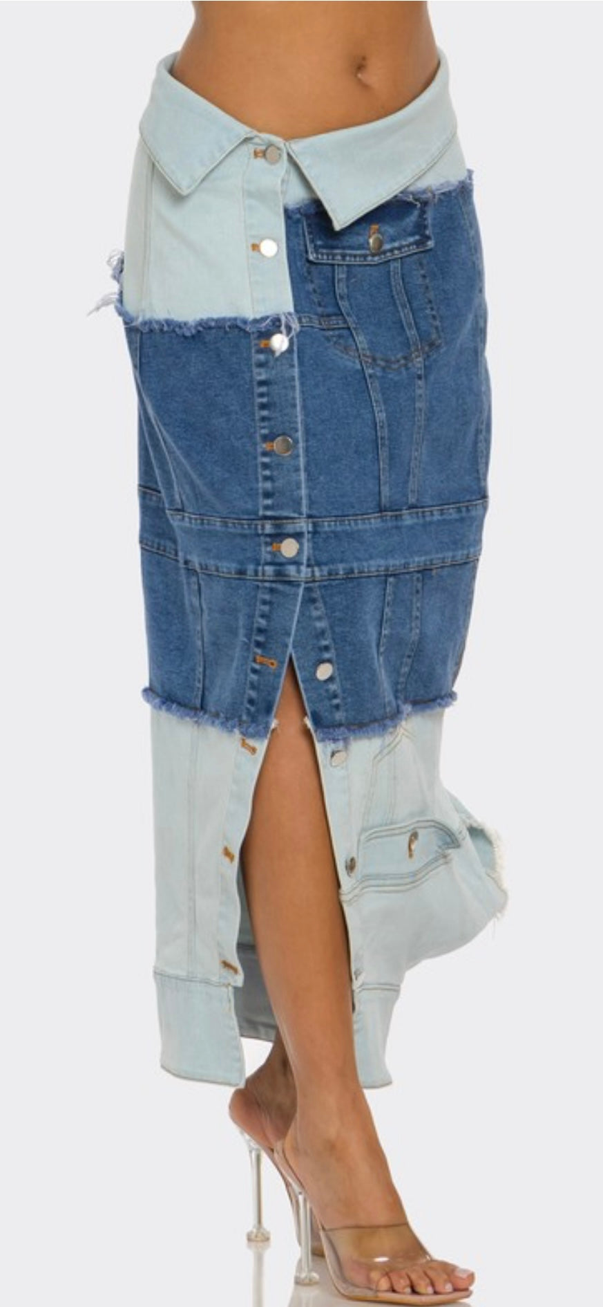 Twist and Turn Midi Skirt