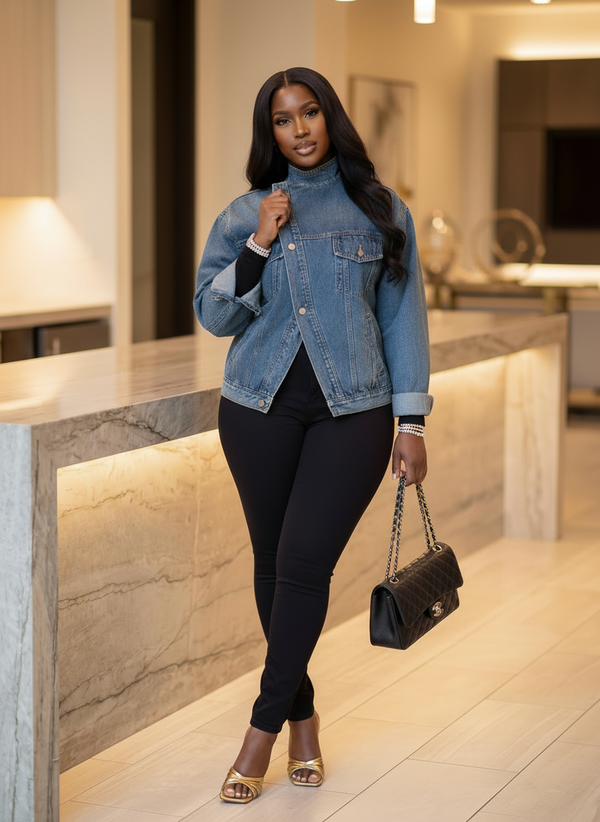 She's Arrived Denim Jacket