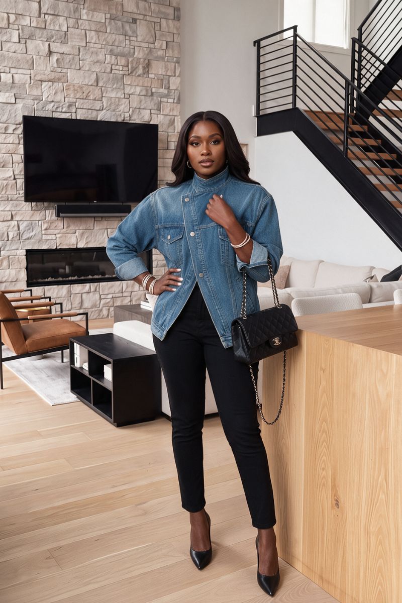 She's Arrived Denim Jacket